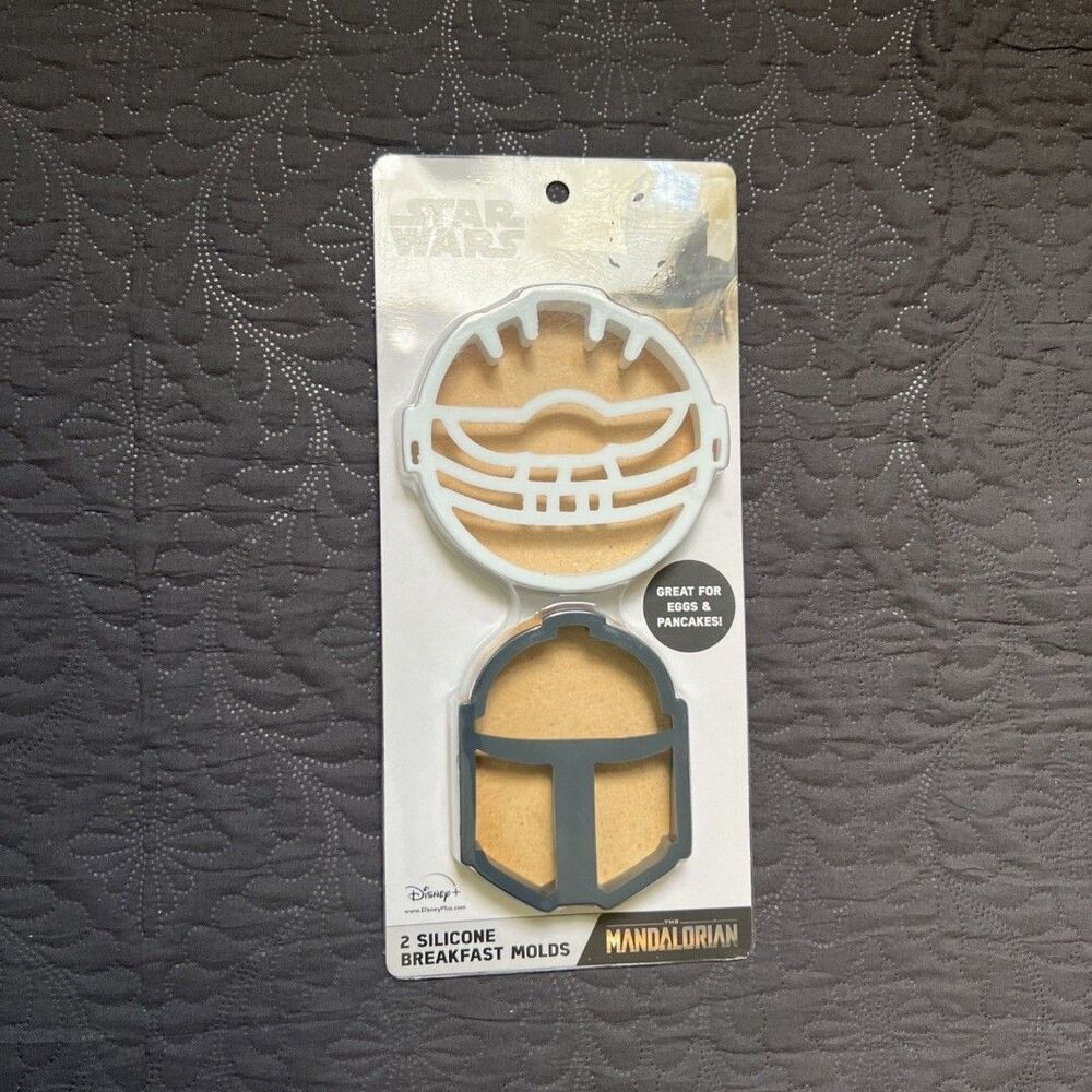 Star Wars - The Mandalorian Themed Silicone Breakfast Molds | 2 Molds | NEW Home